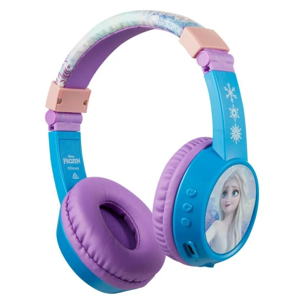 Disney Frozen 2 Karlar Ülkesi 2 Anna Elsa Bluetooth Kulaklık Mikrofonlu Kablosuz Çocuk Kulaklığı Lisanslı DY-9938-FR ürün görseli 1