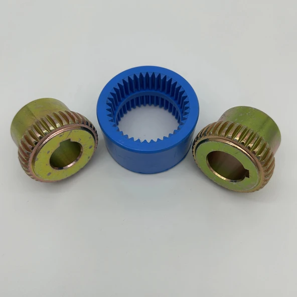 İşlenmiş Dişli Kaplin Takımı DK32 - 24 - 28mm - Resim 6