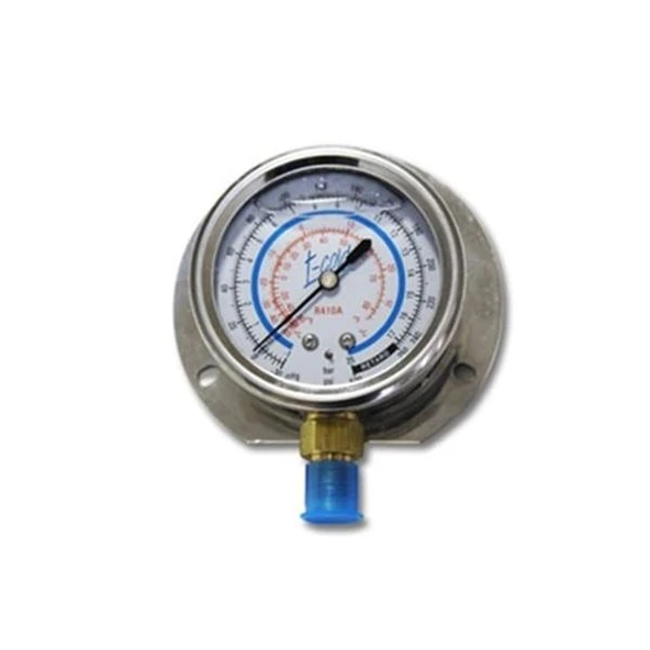 T-Cold TC-500 GFB Alçak Basınç Gliserinli Alttan Çıkışlı Rakorlu Manometre ürün görseli 1