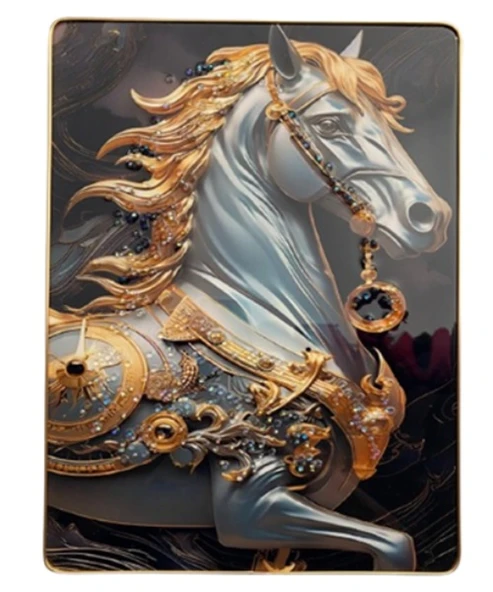 Duvar Tablo 30X40Cm At Resmi 3 Boyutlu M4431-2 ürün görseli 1
