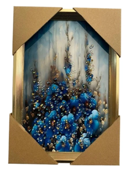 Duvar Tablo 22X32 Cm Çiçekler 3 Boyutlu M4440-1 ürün görseli 1