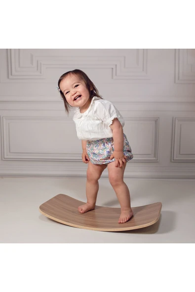 Galery Wood 0-3 Yaş Denge  Denge Tahtası, Montessori Balance Board, Doğal Ahşap Çocuk Oyuncak, Spor Ekipmanı, M ürün görseli 1
