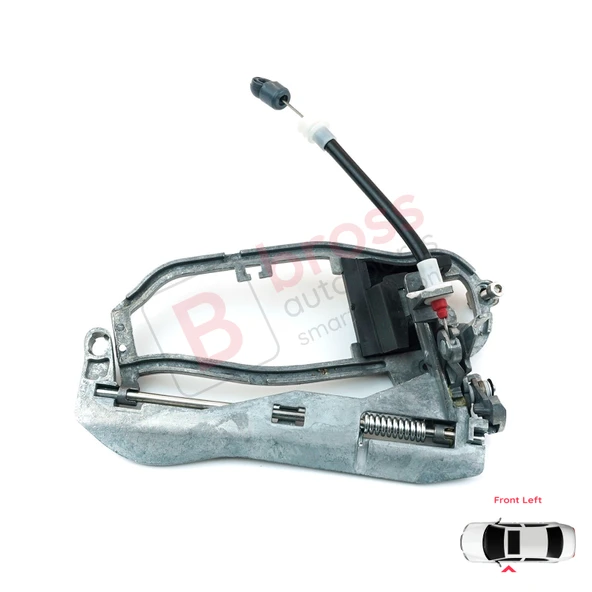 BMW X5 E53 2000-2006 İçin Ön Sol Kapı Kolu Metal Taşıyıcı Mekanizma Braketi 51218243615 ürün görseli 1