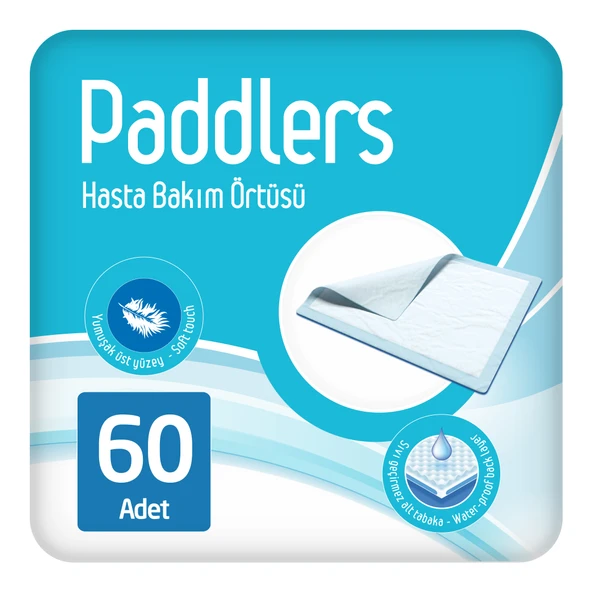Paddlers 2x30 60 Adet Hasta Bakım Yatak Koruyucu Örtü (60X90 Boyutunda) ürün görseli 1