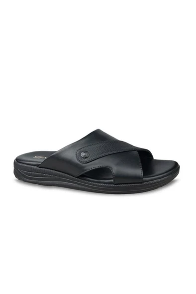 Ceyo 9956-10 Memory Foam Taban Erkek Terlik Siyah 40-45 ürün görseli 1