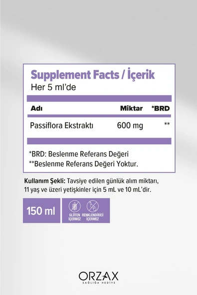 Ocean Passiflora Şurup 150 ml x 2 Adet - Resim 2