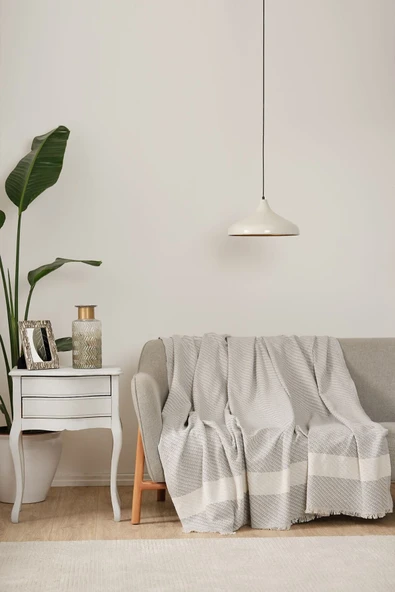 Karaca Home Wilma Gri Koltuk Örtüsü 170 x 210 Cm ürün görseli 1
