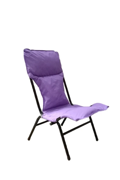 Yapa Yavuzpaşalar Katlanan Şezlong Sandalye -- Siyah Iskeletli, Düz Renk Polyester Kumaşlı -- ürün görseli 1