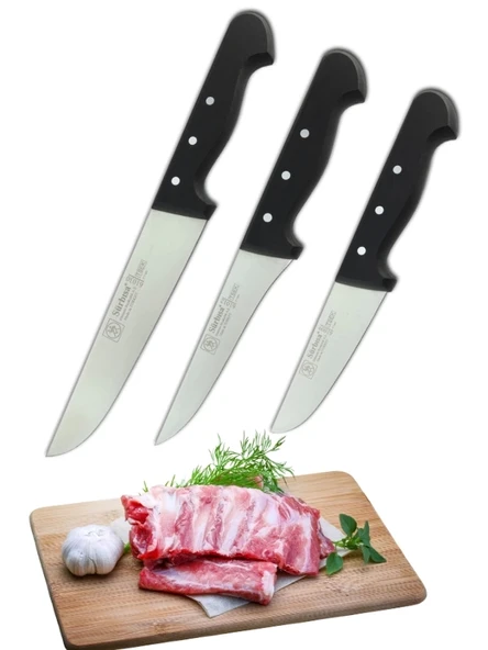 Sürbisa Kasap Seti (3'lü Pimli Plastik) 61009-012-030 ürün görseli 1