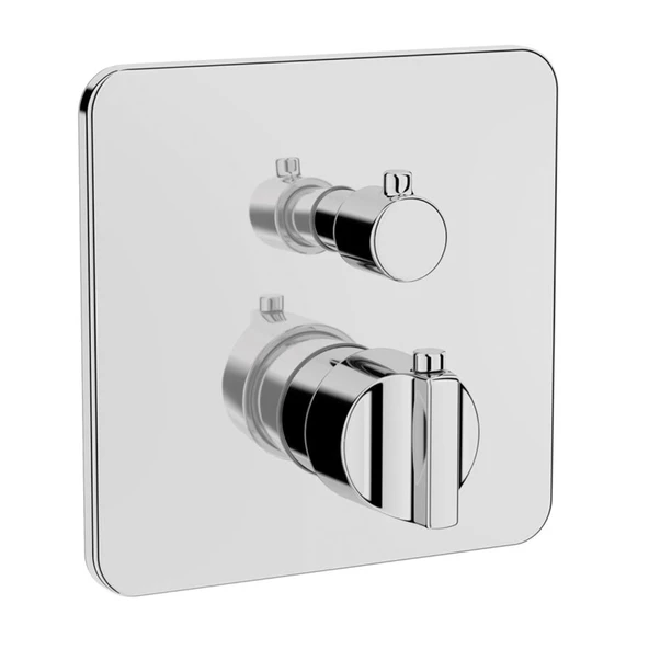 ARTEMA A42290 Suit Ankastre Termostatik Banyo Bataryası (V-Box Sıva Üstü Grubu) Krom ürün görseli 1