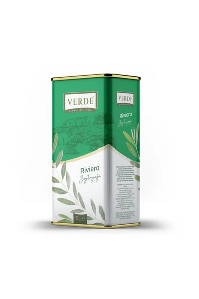 VERDE Riviera Zeytinyağı 5 Lt Teneke - Rıvıera Zeytin Yağı ürün görseli 1