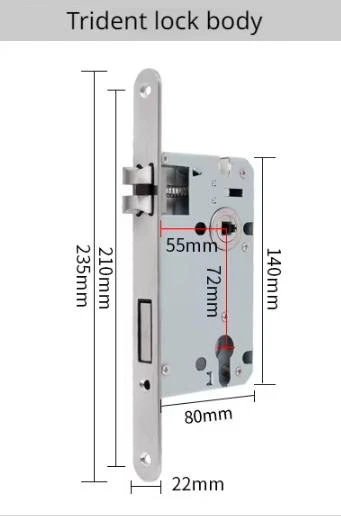 Minkingden 9903 Minimalist Sessiz Kapı Kolu Kilit Seti - Resim 5