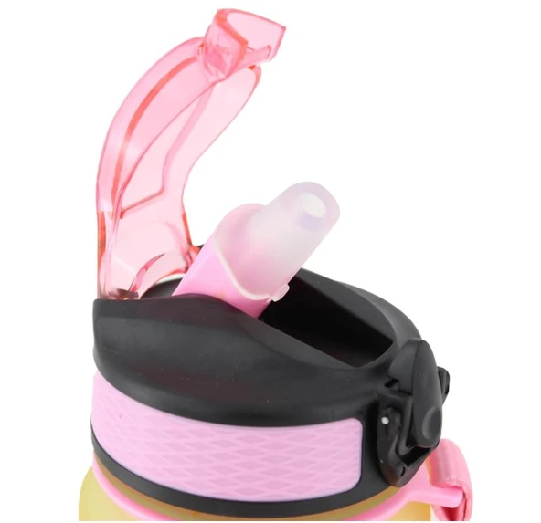 Otomatik Pipetli Su Matarası Yedek Kapağı 65mm Pembe ürün görseli 1