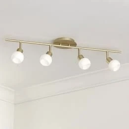Rsylight Modern Ekitme Kaplama 180 Derece Hareketli Beyaz Opal Camlı Dekoratif Tavan Plofyoner Avize ürün görseli 1