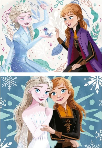 Educa 2x20 Parça Disnet Frozen Puzzle - 19736 - 3-5 Yaş Kız Çocuk ürün görseli 1