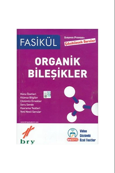 BİREY ORGANİK BİLEŞİKLER SORU BANKASI FASİKÜL ürün görseli 1