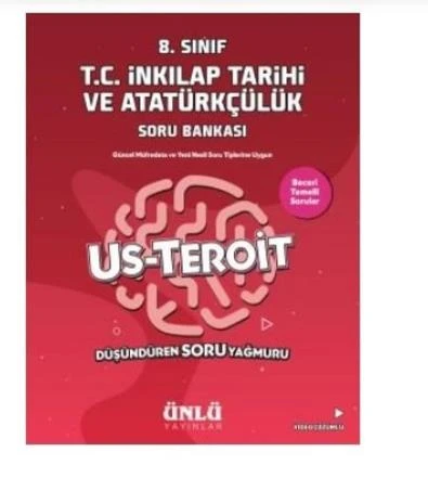 ÜNLÜ 8.SINIF İNKILAP US-TEROİT SORU BANKASI ürün görseli 1