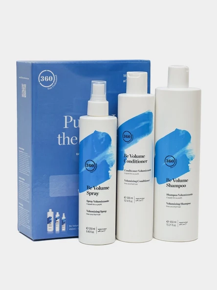 360 Hair Professional Volume Şmp 450ml-Cond 300ml-Spray 250ml Set ürün görseli 1
