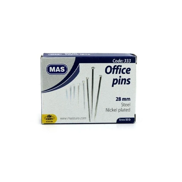 MAS TOPLU İĞNE 50 GR 28 MM 333 ürün görseli 1