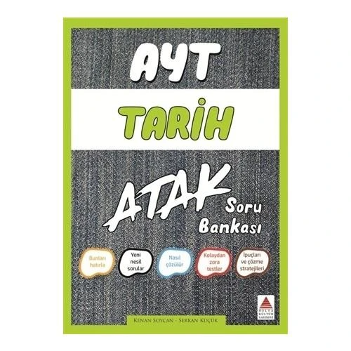 DELTA KÜLTÜR AYT TARİH ATAK SORU BANKASI ürün görseli 1