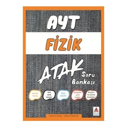 DELTA KÜLTÜR AYT FİZİK ATAK SORU BANKASI ürün görseli 1