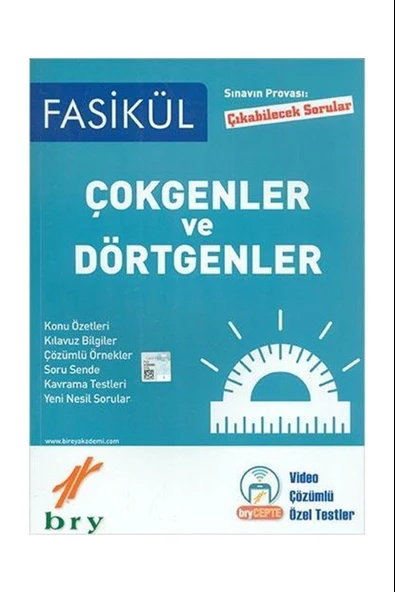 BİREY FASİKÜL ÇOKGENLER VE DÖRTGENLER SORU BANKASI ürün görseli 1