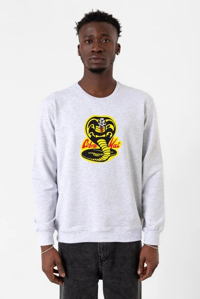Cobra Kai Logo Karmelanj Erkek 2ip Sweatshirt ürün görseli 1