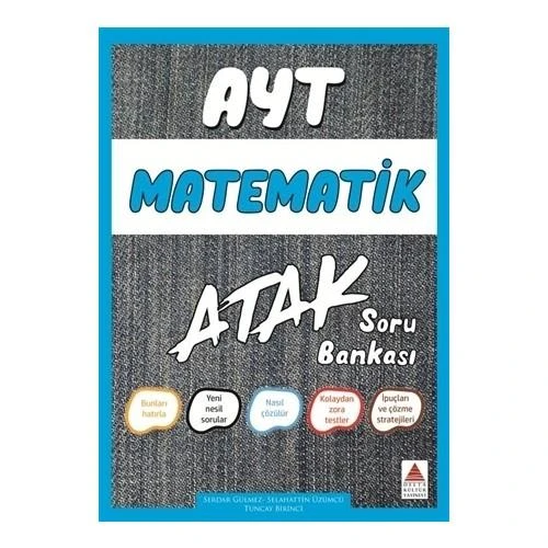DELTA KÜLTÜR AYT MATEMATİK ATAK SORU BANKASI ürün görseli 1