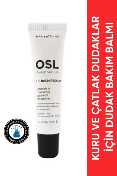 OMEGA SKIN LAB Lip Balm Restore 15 ml ürün görseli 1