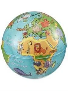 GURBUZ GLOBE BANK HAYVANLI KURE 10cm (44103) ürün görseli 1
