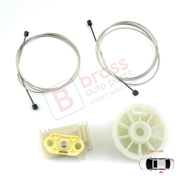 Opel Meriva MK1 A 2003-2010 93362663 İçin Arka Sol Kapı Cam Kriko Tamir Seti ürün görseli 1