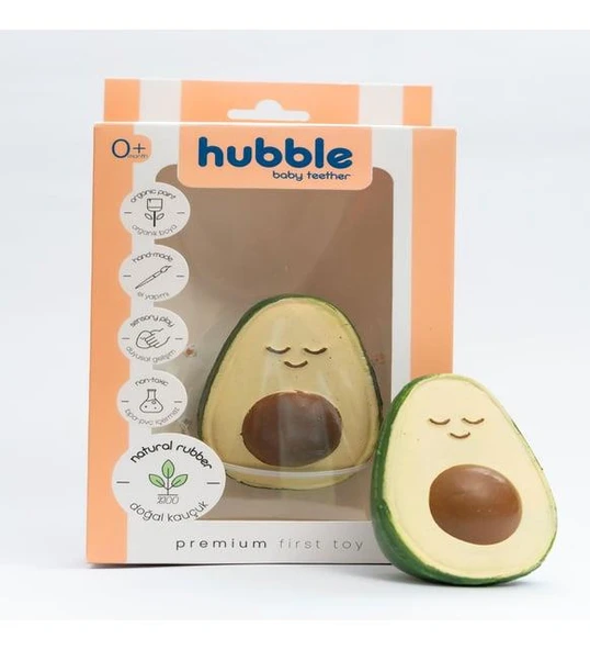 Hubble Baby Teether Diş Kaşıyıcı Avokado ürün görseli 1