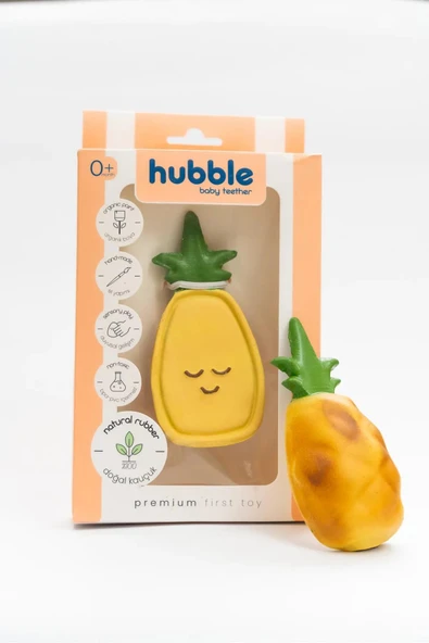 Hubble Baby Teether Diş Kaşıyıcı Ananas ürün görseli 1