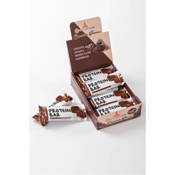 Fit Bites Chocolate Flavour Protein Bar 50 gr x12 ürün görseli 1