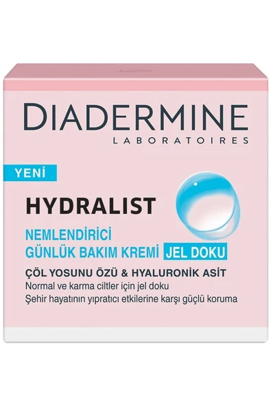 DİADERMİNE HYDRALİST NEMLENDİRİCİ BAKIM KREMİ JEL DOKU 50 ML ürün görseli 1
