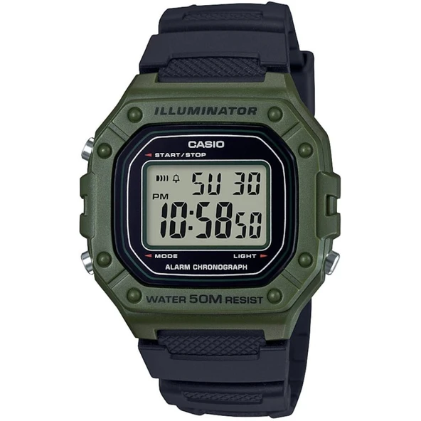 Casio W-218H-3AVDF Dijital Erkek Kol Saati ürün görseli 1