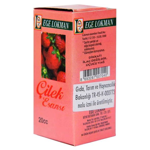 Çilek Esansı 20 cc - Resim 2