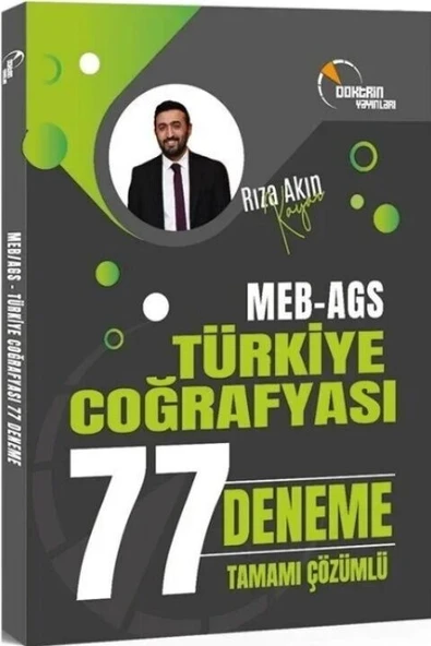 MEB AGS Türkiye Coğrafyası 77 Deneme Doktrin Yayınları ürün görseli 1