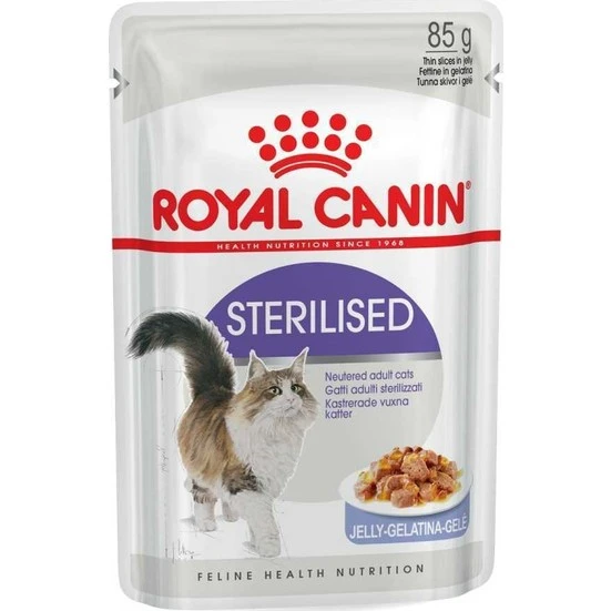 Royal Canin Sterilised jelly 85 gr. Skt: 03/2027 ürün görseli 1