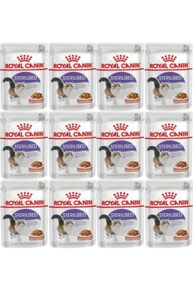 Royal Canin Gravy Sterilised 12x85 gr. skt:05/2027 ürün görseli 1