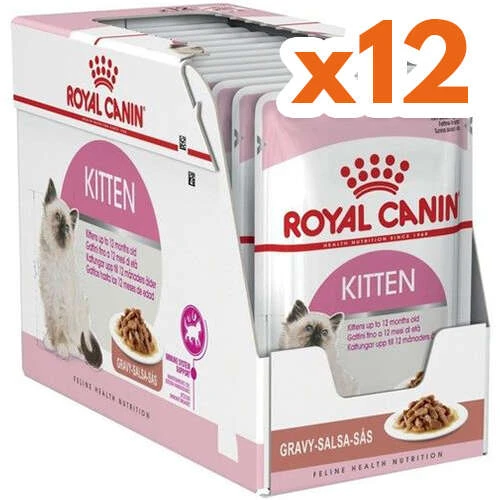 Royal Canin Kitten Gravy İnstinctive 12x85 gr. Skt:12/2026 ürün görseli 1