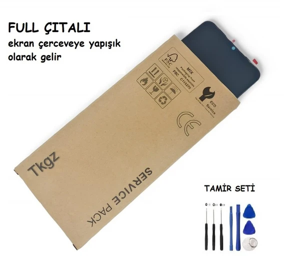 Tkgz Honor 8C Lcd Ekran Dokunmatik SERVİCE PACK - FULL ÇITALI + TAMİR SETİ ürün görseli 1