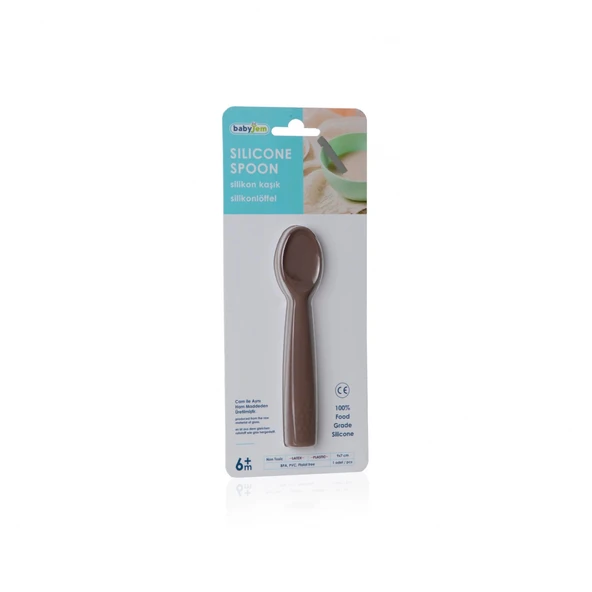Babyjem Silikon Kaşık 759 Latte - Resim 6