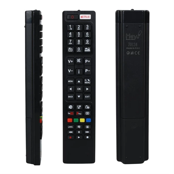Hey Küçük Kalıp Vestel Netflix - Youtube - Play Tuşlu Lcd Led TV Kumanda RC4848F RC5 30094759 ürün görseli 1