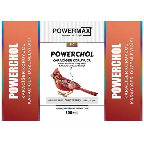 POWERCHOL 500 ML (Karaciğer düzenleyici,karaciğer koruyucu) ürün görseli 1