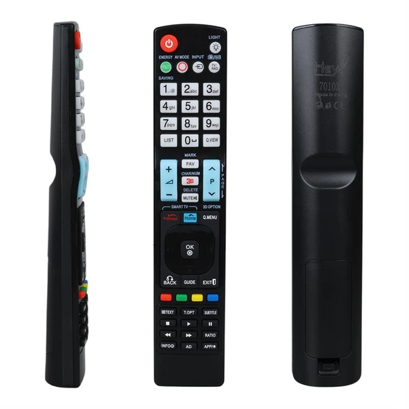 Hey LG Küçük Kalıp Premium Tuşlu Lcd Led TV Kumanda (AKB72914050-RC0931-082019001) ürün görseli 1