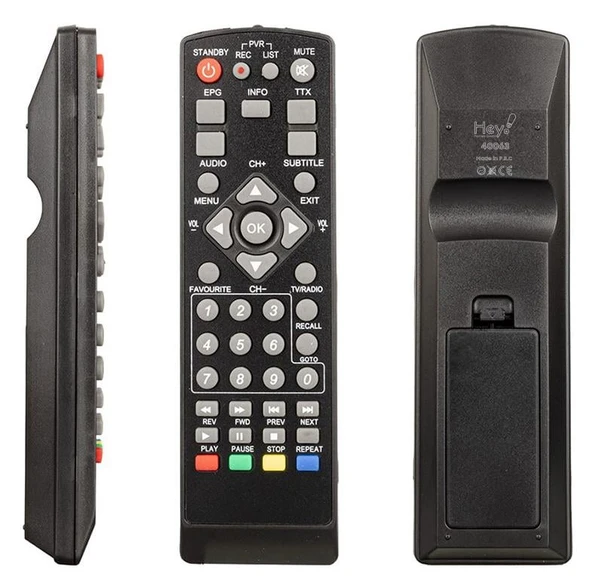 Mersat Mini HD - Grundig DSR 7150 - Botech 2010 / 7200 HD - Akiwa AKW 18500 - Benjamin BJ 980 - Yumatu Slim HD Uydu Alıcı Kumandası ürün görseli 1