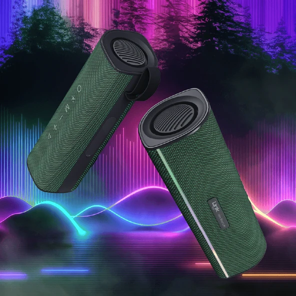 LinkTech R127 Premium IPX5 RGB Bluetooth Hoparlör - Resim 6