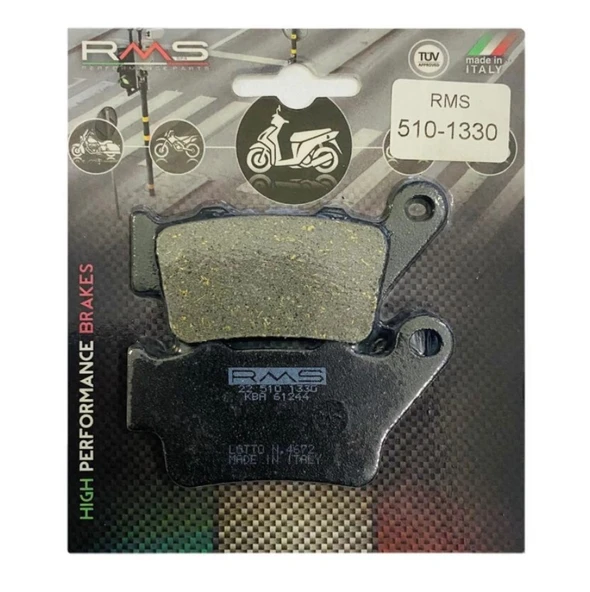 Yamaha Xt 660 R/X Arka Fren Balata RMS (made in italy) ürün görseli 1