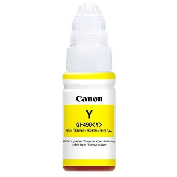 CANON 0666C001 GI-490 Y SARI KARTUŞ 70ML 7000 SAYFA ürün görseli 1